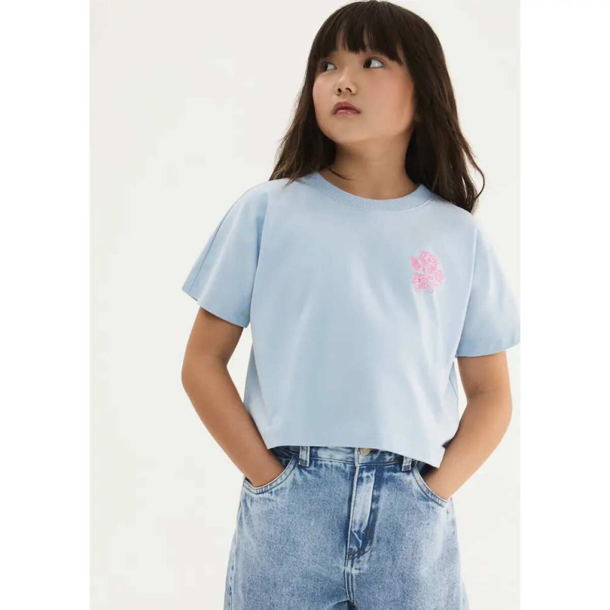 BLUSA MM FEM - AZUL CLARO 