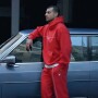 Polera The Go-To Oversized Hoodie Brand Dna Hombre Heated Red/classic White