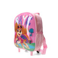 Mochila Paw Patrol Skye Con Carro Rosado - Fucsia