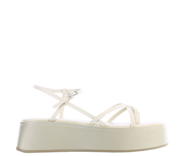 Sandalia CALEDONIA con tiras finas Offwhite