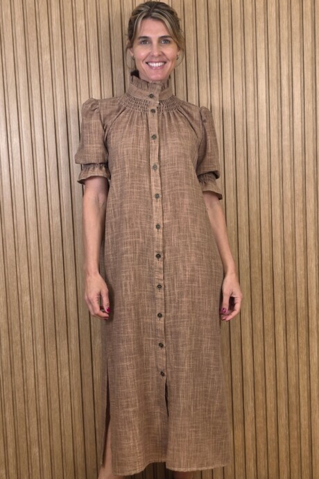 Vestido Maldivas Tostado