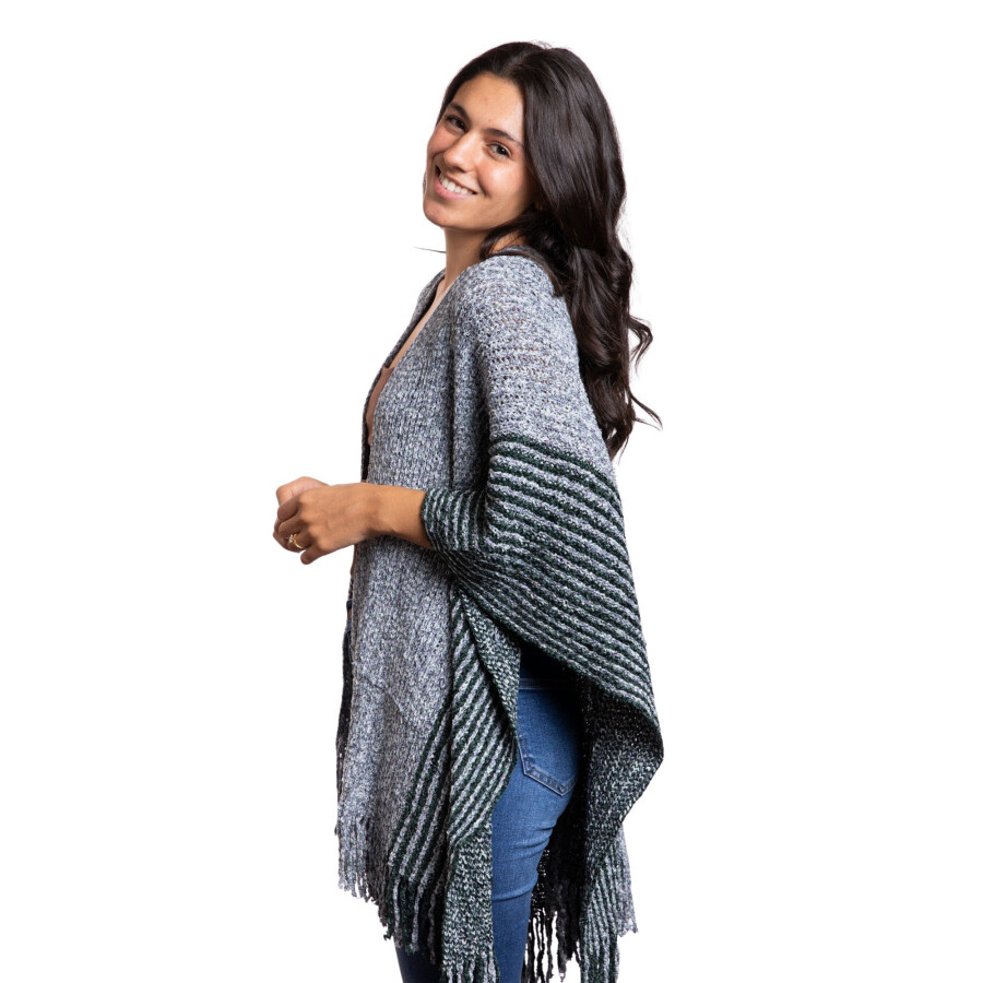 CHERRY RUANA GREY