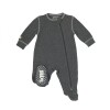 JUDD Body Algodón Doble Cierre Gris Oscuro 0-3m