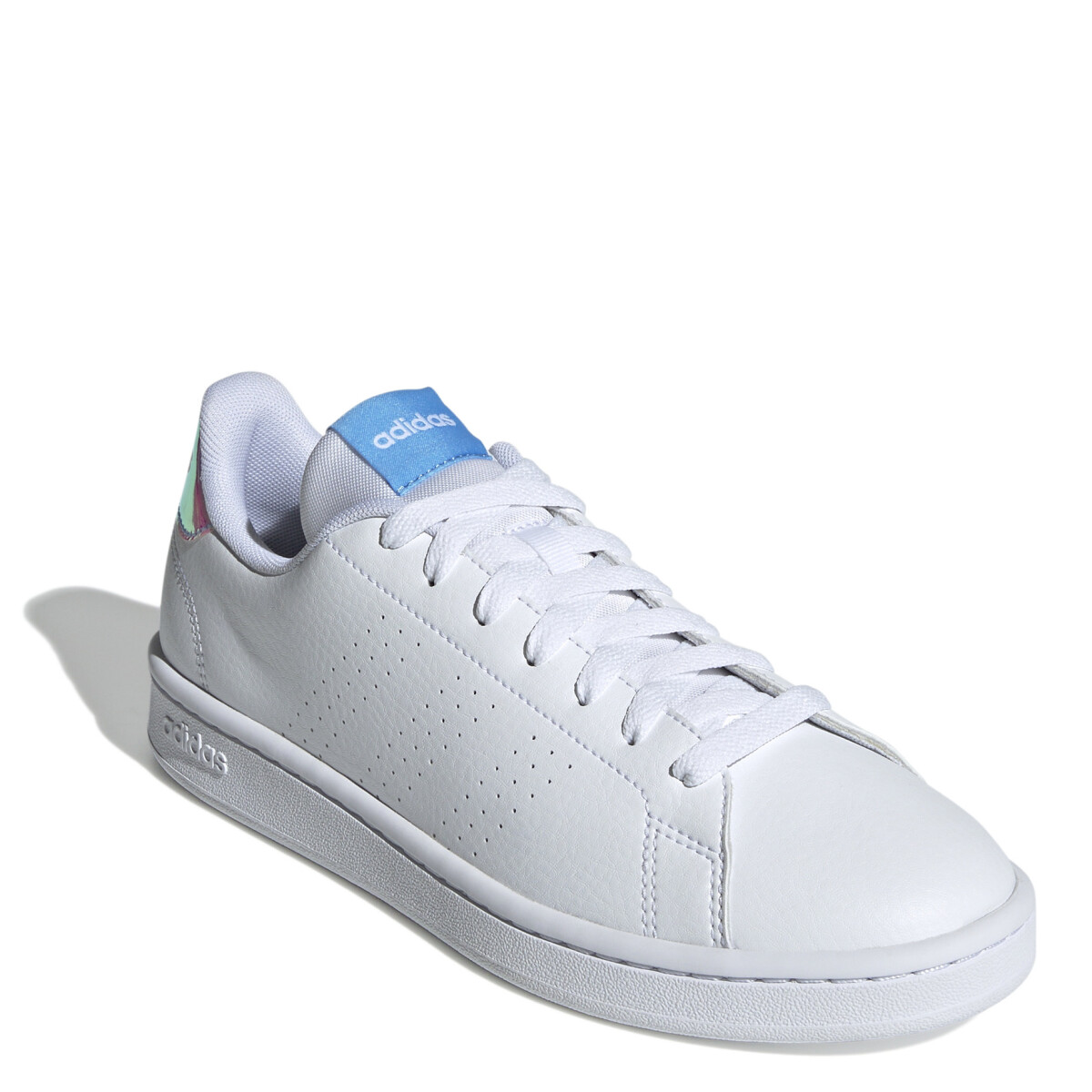 Championes de Mujer Adidas Advantage Blanco Celeste Adidas