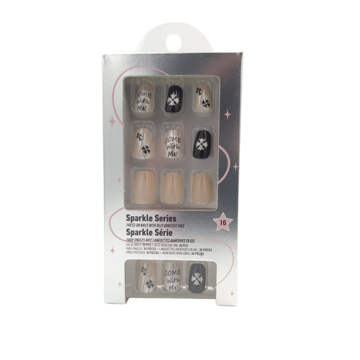 Uñas press on - negro 
