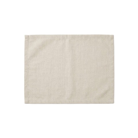 INDIVIDUAL RECT LINO BEIGE 30X45CM Unica
