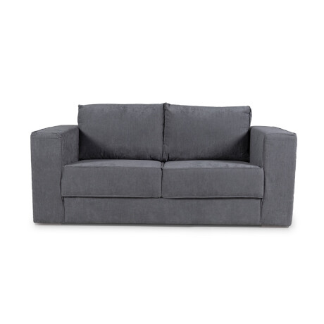 Sofá Olimpus - Microfibra - 2 cuerpos Cora 06-153 (Grafito)