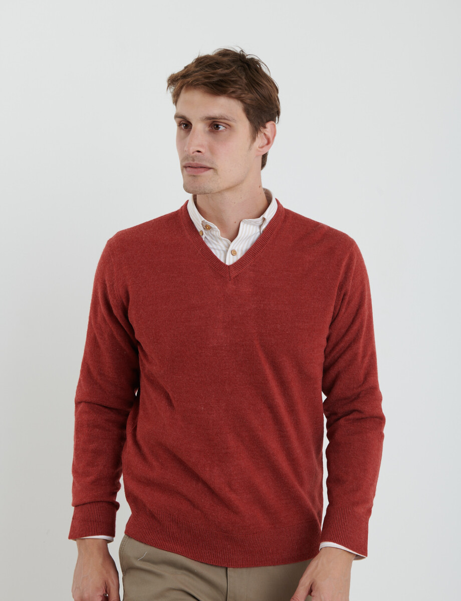 470313 SWEATER V HARRINGTON URBAN Naraja Melange