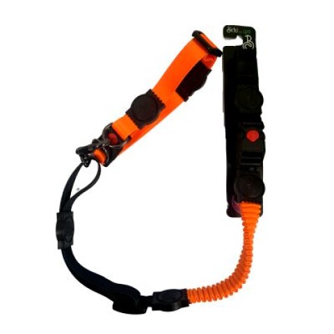 Collar + Correa Mano Libre Naranja