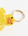 Llavero Strass Amarillo Medio