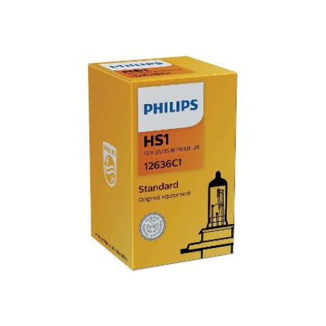 LAMPARA - HALOGENA 12V 35/35W HS1 PX43T MOTO PHILIPS LAMPARA - HALOGENA 12V 35/35W HS1 PX43T MOTO PHILIPS