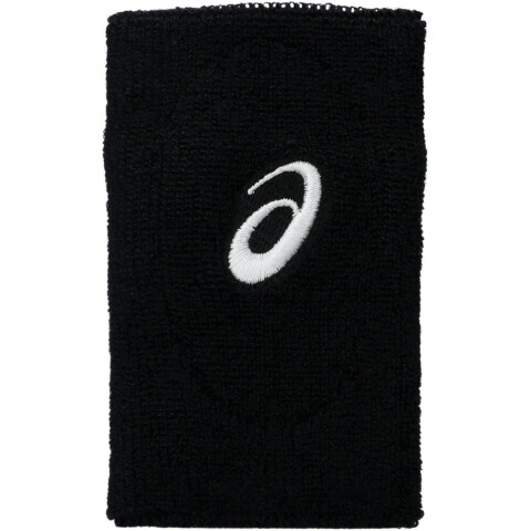 Muñequeras Tenis Wrist Band Long Unisex Performance Black