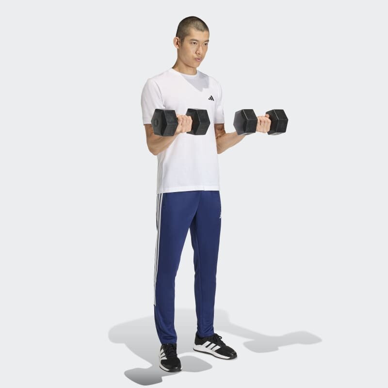 Pantalón Adidas Workout Essentials All-Set 3 Rayas Azul
