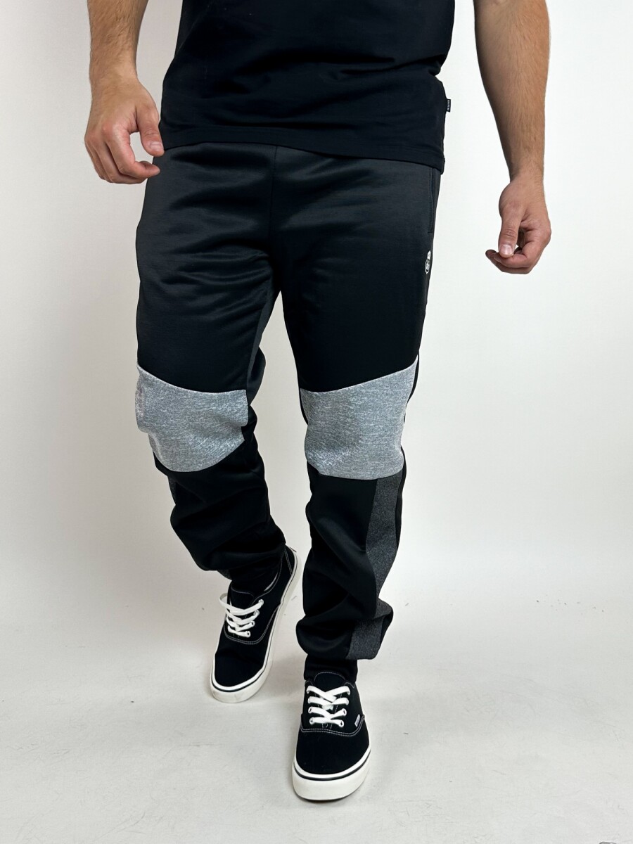 Pantalón deportivo combinado Zelio - Negro 