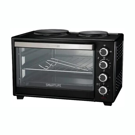 Horno Eléctrico SMARTLIFE SL-EO48BP 2000W Dos Anafes Capacidad 48Lt Horno Eléctrico SMARTLIFE SL-EO48BP 2000W Dos Anafes Capacidad 48Lt