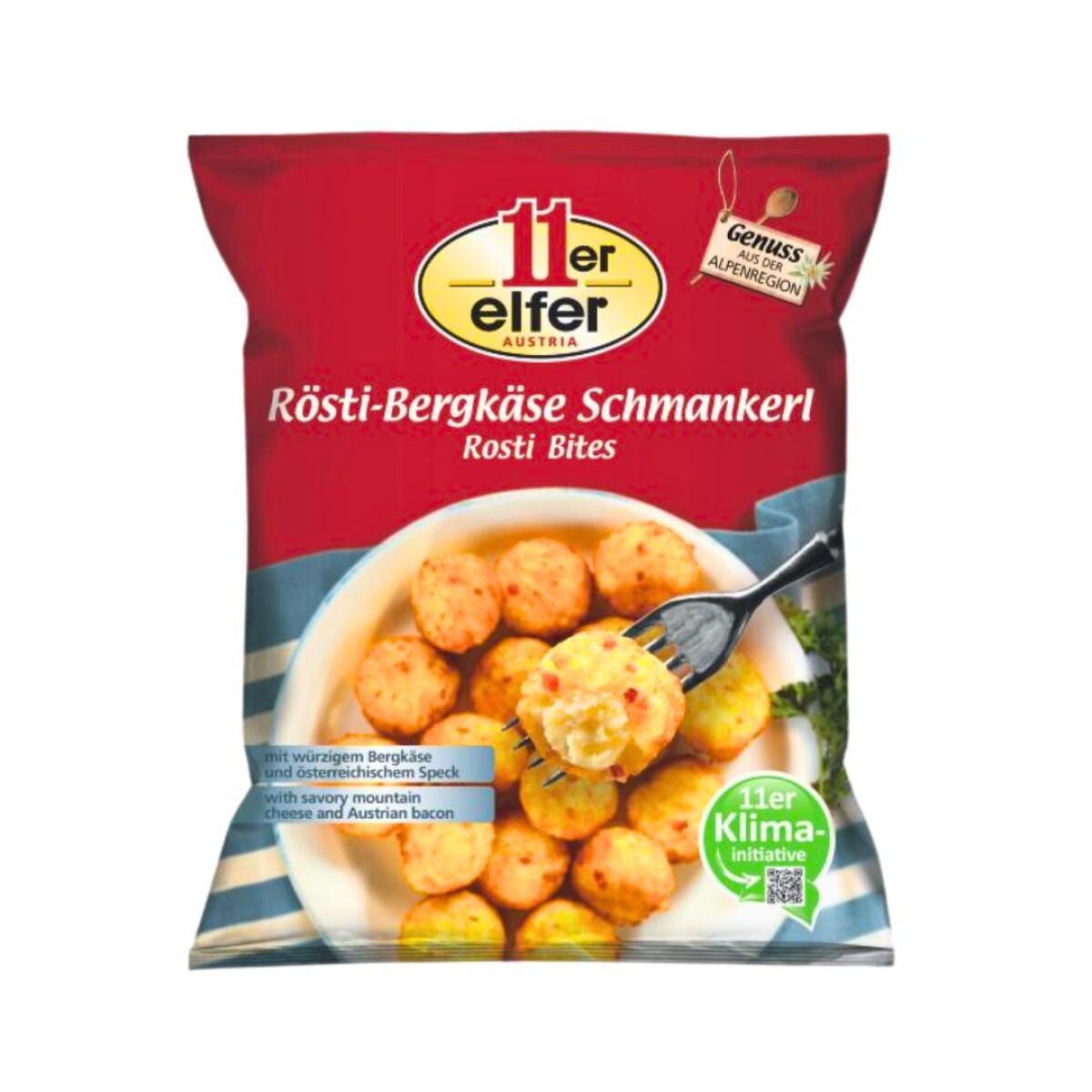 Papas rosti rellenas queso y panceta Elfer - 350 gr 