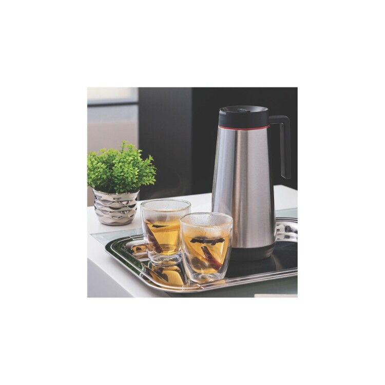 TERMO JARRA TERMICA 1LT ACERO INOXIDABLE TRAMONTINA PLATEADO