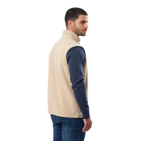 CHALECO POLAR S-4XL BEIGE