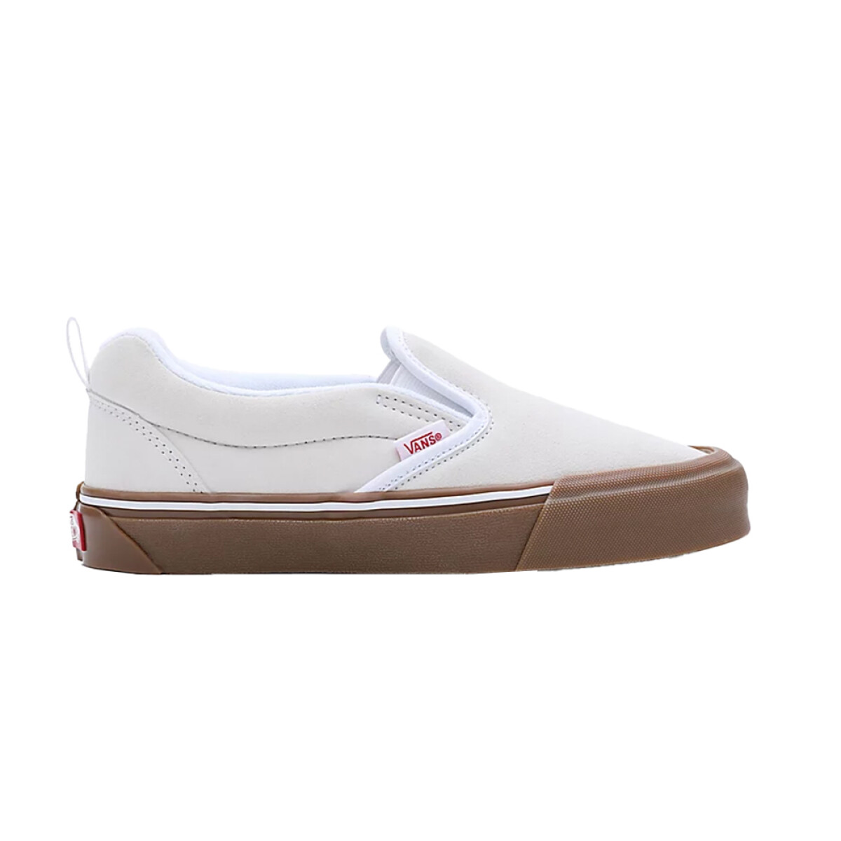 Championes Vans Knu Slip On Skate - White 