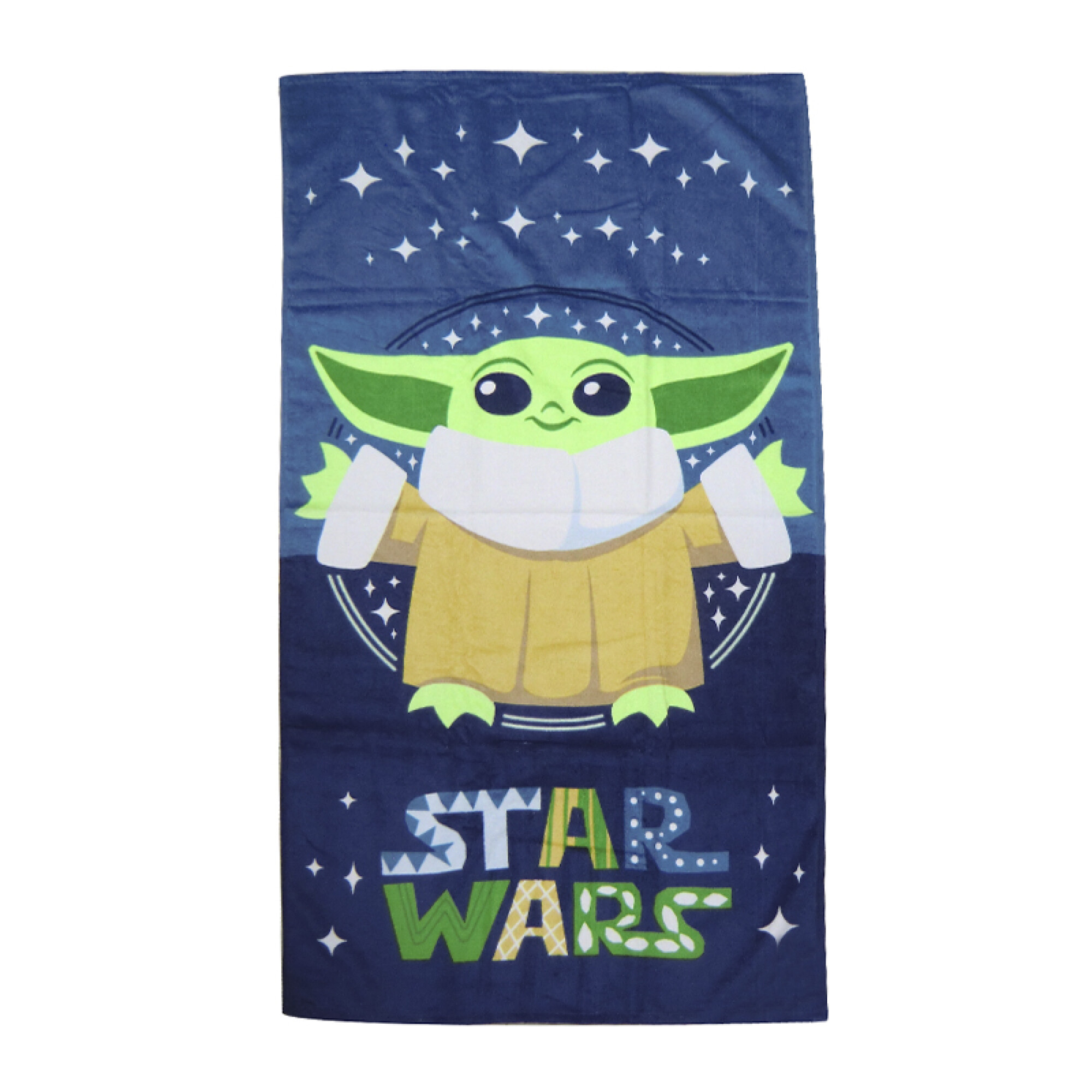 Toalla Infantil Playera Algod n 70 x 130 cm Baby Yoda Cartoons
