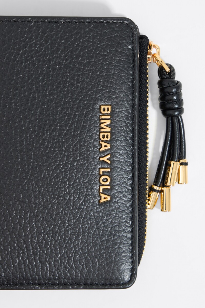 CARTERA PIEL Negro