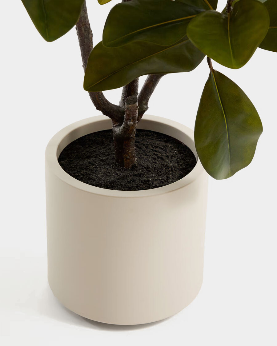 Árbol artificial Magnolia con maceta blanca 160 cm Árbol artificial Magnolia con maceta blanca 160 cm