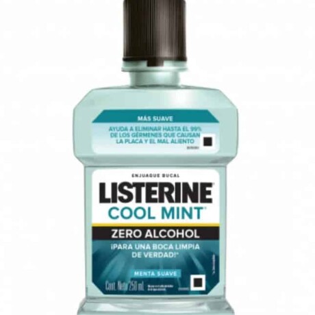 Enguaje Bucal Listerine Cool Mint Zero 250ml Enguaje Bucal Listerine Cool Mint Zero 250ml