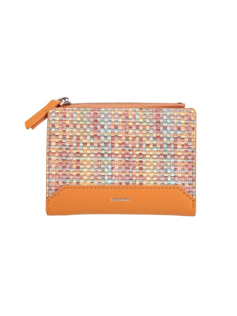Monedero Telas - Naranja 