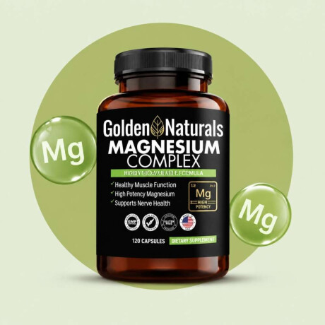 Magnesium Complex Golden Naturals 100 Cápsulas