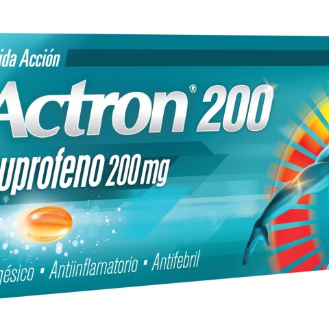 Actron 200 mg Rápida Acción 10 Cápsulas Blandas Actron 200 mg Rápida Acción 10 Cápsulas Blandas
