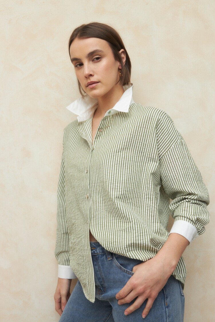 CAMISA NASTIA Verde Monte