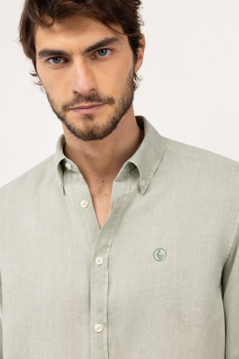 Camisa Lino Verde