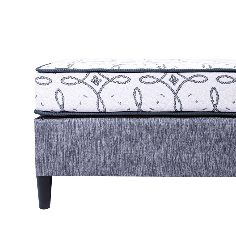 SOMMIER 1 PLAZA ESPUMA ALTA DENSIDAD VANILA 17 CM ALTURA