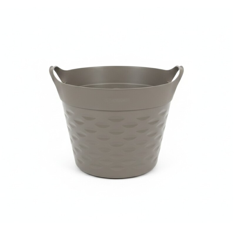 CESTO ORGANIZADOR REDONDO 20L GRIS Unica