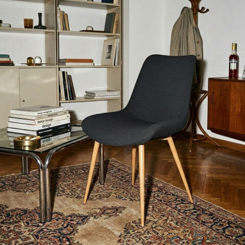 Funda cubre silla eames elastilizada negro