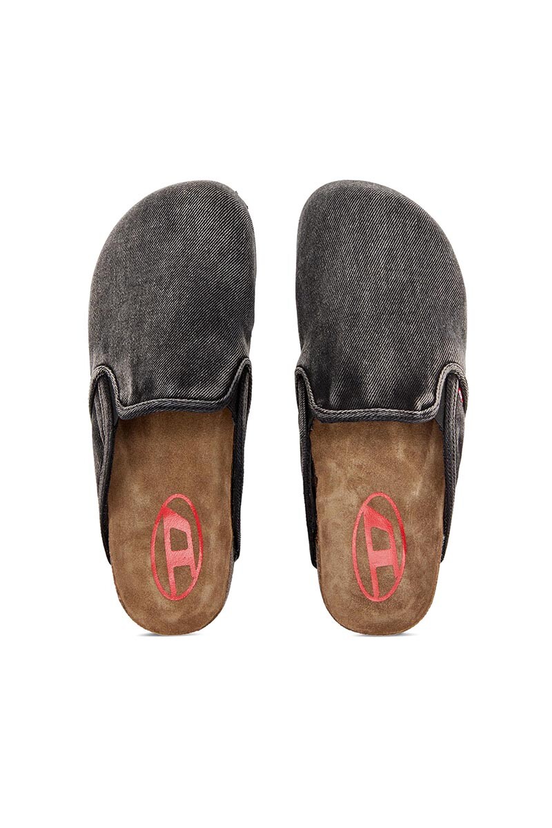 Zuecos Para Hombre D-Woodstock Slip-On Negro