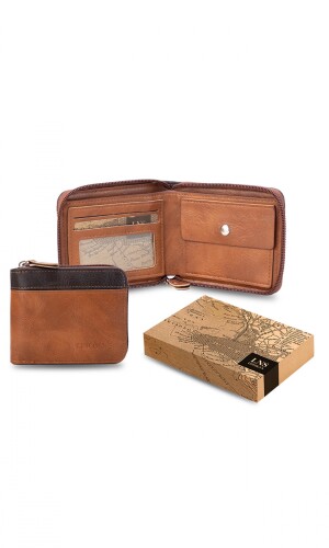 BILLETERA UPSILON WHISKY CON TABACO