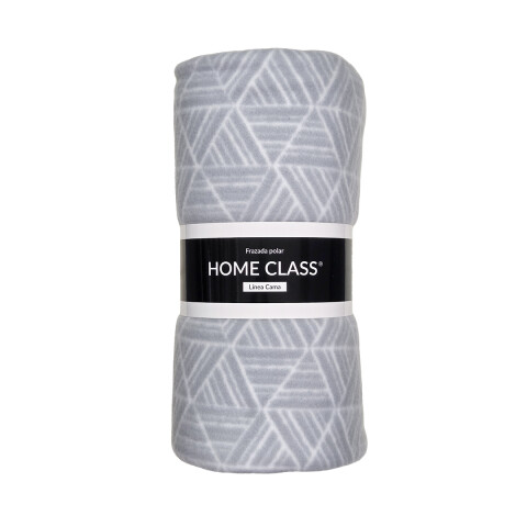 Frazada Polar King Size Home Class 240 x 260 cm GEOM GRIS