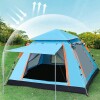 Carpa con Avance Liviana Impermeable Ventilada Capacidad 2 a 3 personas AZUL