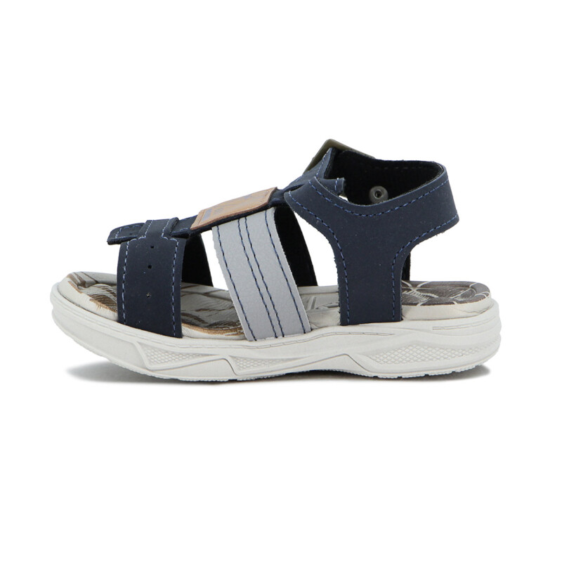 Molekinho Sandalia Casual Infantil Napa Moscou Neo/napa Flot Rust Neo Marino-gris