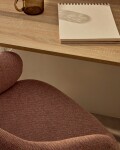 Silla de escritorio Einara rosa