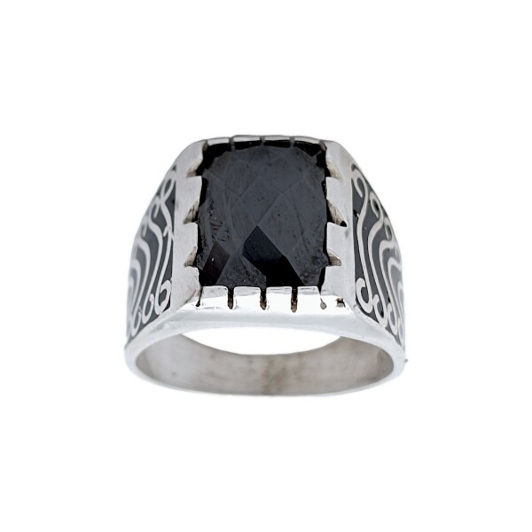 Anillo Mesa-Plata 925-Piedra Onix-AN3337 conpiedra
