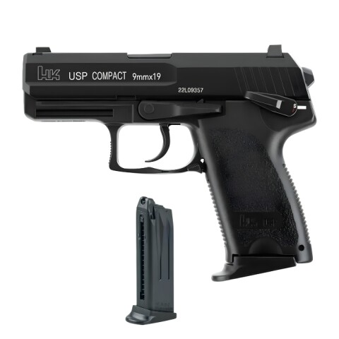 Pistola Hk Usp Compact Airsoft + Cargador Extra Pistola Hk Usp Compact Airsoft + Cargador Extra