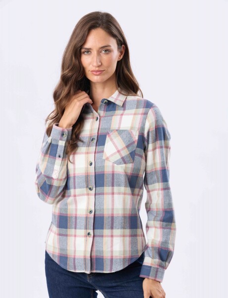 CAMISA VIYELA CUADROS Verde