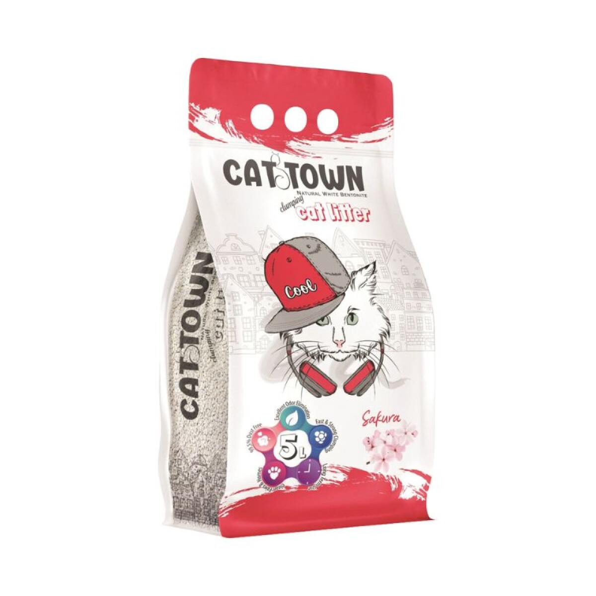 Cat Town Arena Aglomerante Sakura - 10lts 