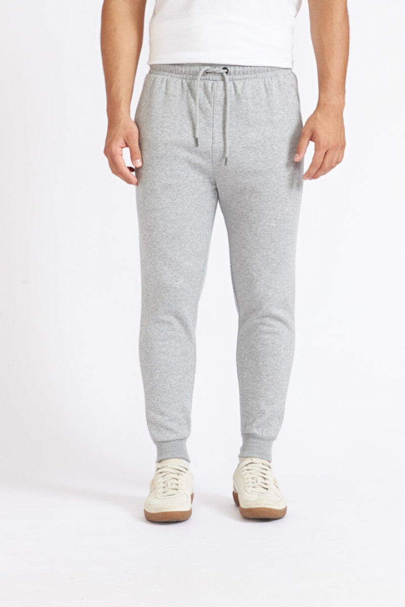Quiksilver Pantalón con puño Hombre - Gris Melange 