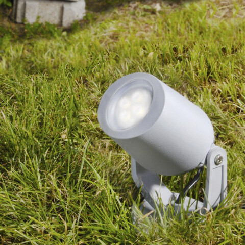 Spot LED c/base gris GU10 incl. seteable MINITOMMY FL0112