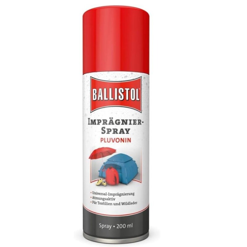 Spray Impermeabilizante Ballistol 200ml Multiuso – Ropa Calzado Mochilas Toldos Carpas Alemania Spray Impermeabilizante Ballistol 200ml Multiuso – Ropa Calzado Mochilas Toldos Carpas Alemania