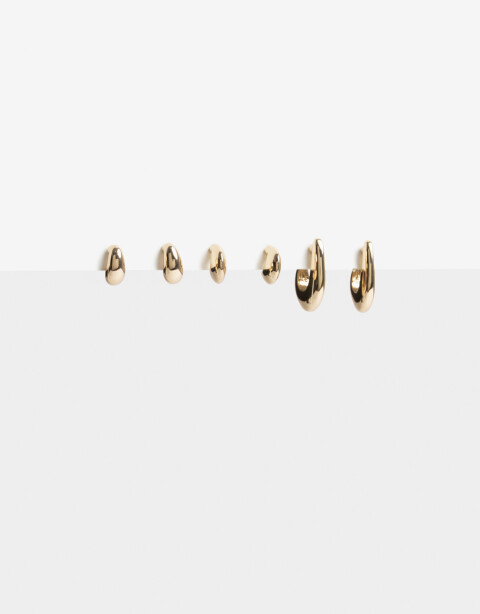 Aros Sets Metal Set De Aros - Dorado
