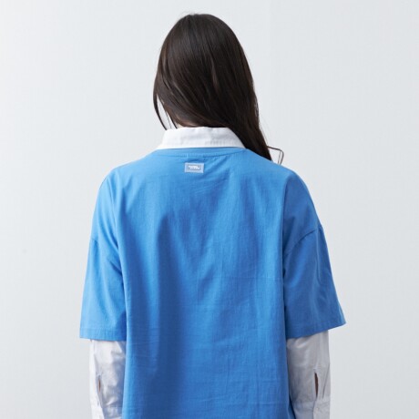 REMERA ERICA PRINTED Azul Regata
